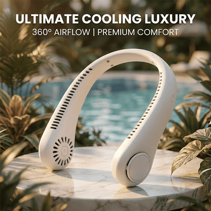Last Day 49% OFF🔥🍃 Portable Bladeless Neck Fan