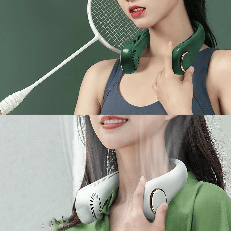 Last Day 49% OFF🔥🍃 Portable Bladeless Neck Fan