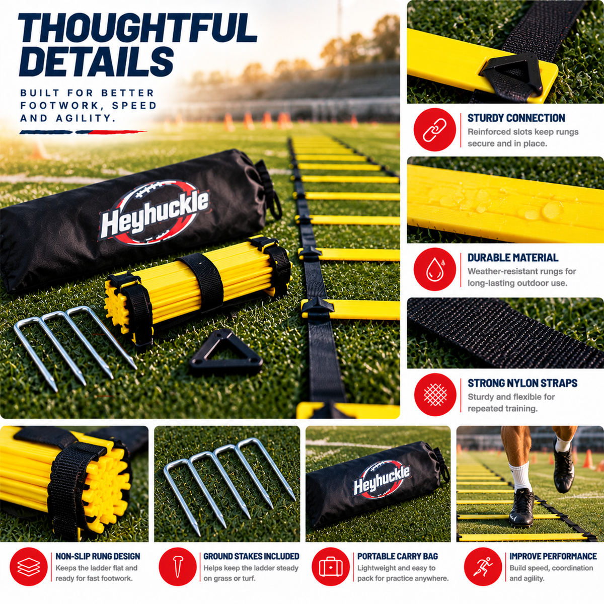 Heyhuckle Agility Training Ladder