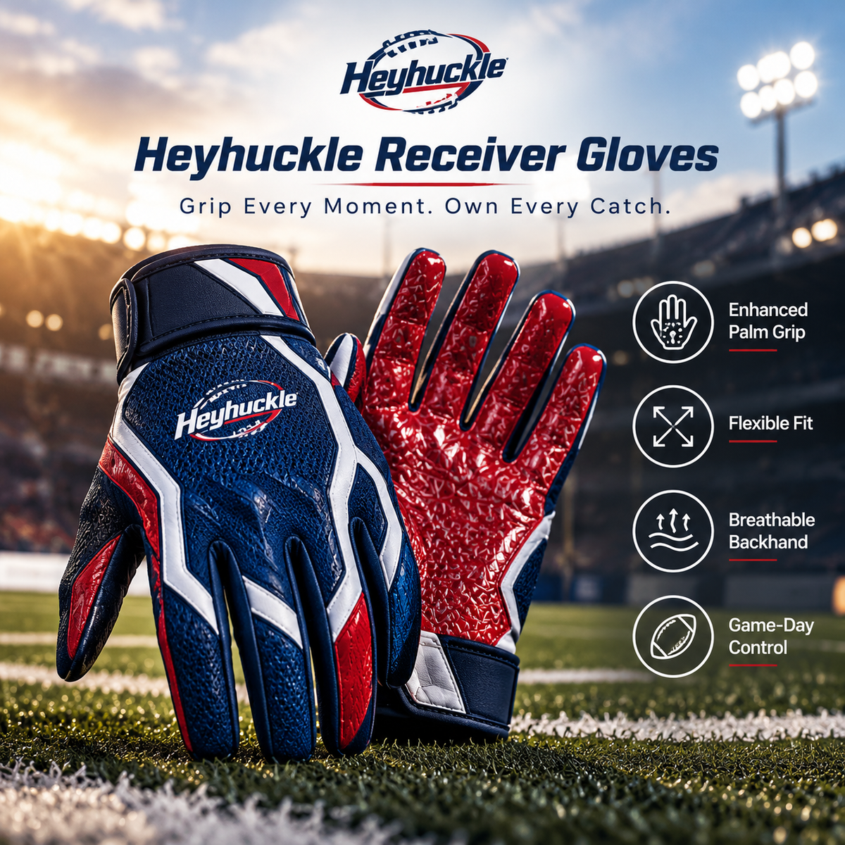 Heyhuckle Receiver Gloves