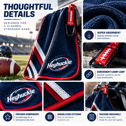 Heyhuckle Football Grip Towel