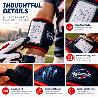 Heyhuckle Football Wrist Coach Playbook