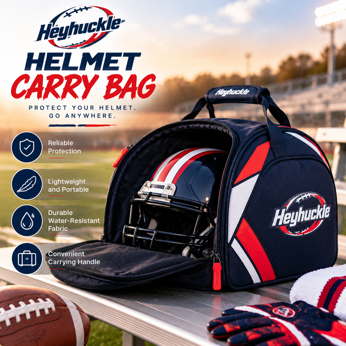 Heyhuckle Helmet Carry Bag