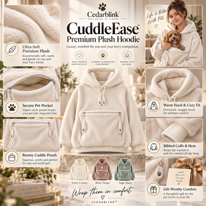 Cedarblink CuddleEase Premium Plush Hoodie
