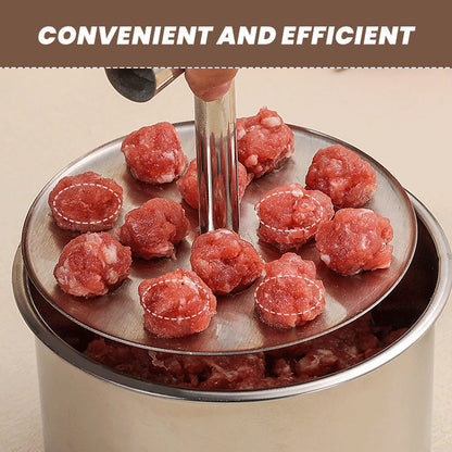 ✈️Last Day 50% OFF  | ✨🔥Stainless Steel Meatball Maker – Shape 6 or 12 at Once